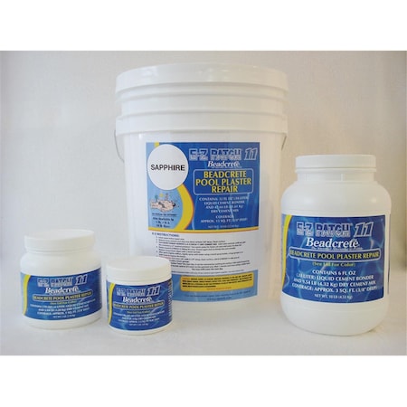 Ez-Path 3 lbs NPT JewelScapes Classic Series Jazzy Blue Glass Bead Plaster EZP-2039